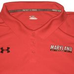 AJ Francis Maryland Terrapins Team Issued “TERRAPINS” Under Armour 4XL Polo Shirt