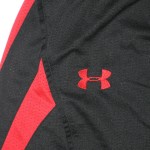 AJ Francis Training Worn & Signed Maryland Terrapins Red & Black Under Armour 4XL Shorts - Image 4