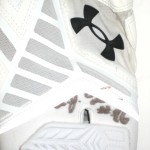 AJ Francis Miami Dolphins Practice Worn & Signed “Go Fins!” White & Silver Under Armour Gloves - Image 3