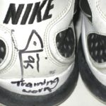 Sean Lissemore Dallas Cowboys Training Worn & Signed White, Silver & Black Nike Speed Sneakers - Image 7
