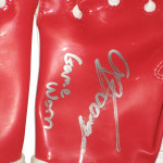 AJ Tarpley Stanford Cardinal Game Worn & Signed Red & White Nike Gloves - Image 2