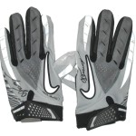 AJ Tarpley Stanford Cardinal Game Worn & Signed Black & Gray Nike Gloves