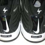 Ramses Barden New York Giants 2009 Rookie Game Worn Black and White Nike Cleats