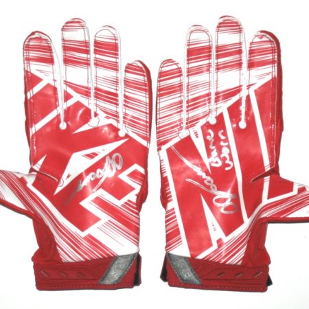 AJ Tarpley Stanford Cardinal Game Worn & Signed Nike Gloves