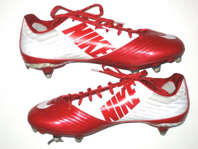 AJ Tarpley Stanford Cardinal Game Worn Nike Cleats