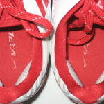 AJ Tarpley Stanford Cardinal Game Worn & Signed Red & White Nike Cleats - Image 7