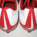 AJ Tarpley Stanford Cardinal Game Worn & Signed Red & White Nike Cleats - Image 8