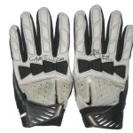 RJ Dill Rutgers Scarlet Knights Game Worn & Signed Black and Gray Nike Gloves