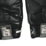 RJ Dill Rutgers Scarlet Knights Game Worn & Signed Black and Gray Nike Gloves - Image 5
