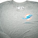 AJ Francis Player Issued Miami Dolphins #76 Long Sleeve Nike 3XL Shirt - Image 2
