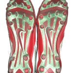 Andrus Peat Stanford Cardinal Game Worn & Signed Red & White Nike Cleats - Image 12
