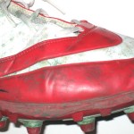 Andrus Peat Stanford Cardinal Game Worn & Signed Red & White Nike Cleats - Image 5