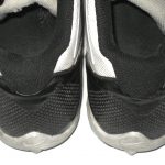 Andrus Peat Stanford Cardinal Game Worn & Signed White, Silver & Black Nike Cleats - Image 8