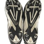 Andrus Peat Stanford Cardinal Game Worn & Signed White, Silver & Black Nike Cleats - Image 9