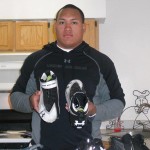 Shawn Lauvao Arizona State Sun Devils Game Worn and Signed Under Armour Cleats- Worn for 2010 Senior Bowl! - Image 11