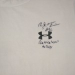 AJ Francis Maryland Terrapins Practice Worn & Signed Under Armour 3XL Shirt - Image 2