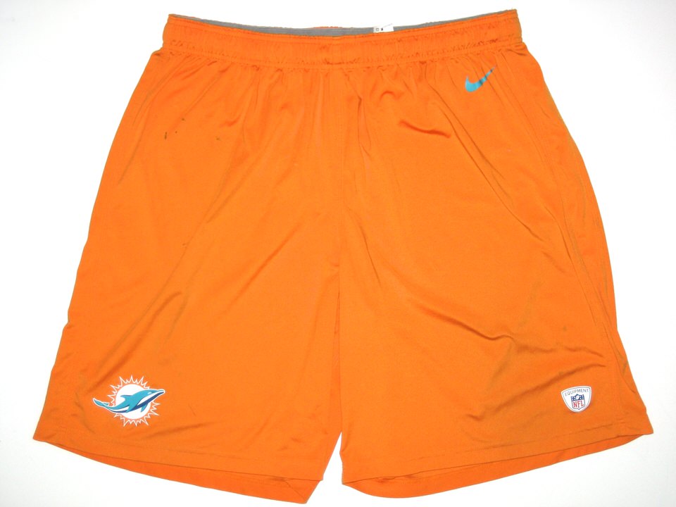 neon orange nike shorts