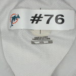 AJ Francis 2014 Training Camp Worn Miami Dolphins #76 Nike Dri-FIT 3XL Sleeveless - Image 7