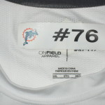 AJ Francis Training Worn Miami Dolphins #76 3XL Long Sleeve Nike Shirt - Image 7