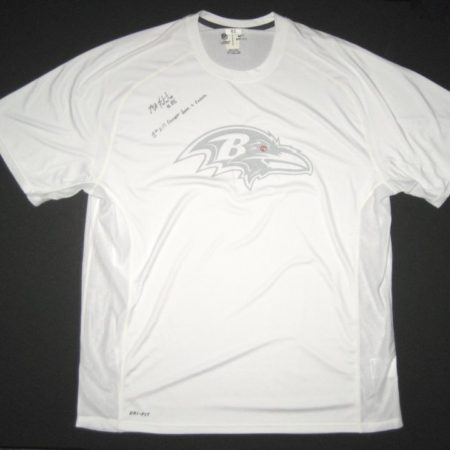 Matt Furstenburg Game Worn & Signed Official Baltimore Ravens #85 Nike Dri-Fit 2XL Shirt - Worn for 1st NFL Career Game & Catch!!!