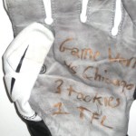 AJ Francis Miami Dolphins Game Worn & Signed Nike Gloves (Worn Vs Chicago Bears, 3 Tackles with 1 TFL) - Image 2