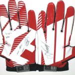 AJ Tarpley Stanford Cardinal Game Used & Signed Nike Gloves