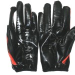 Bubba Ventrone Cleveland Browns Game Worn & Signed Orange and Black Reebok Gloves (Worn Vs Pittsburgh Steelers on 12/8/11)