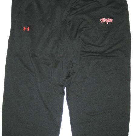 AJ Francis Travel Worn Black & Red Maryland Terrapins %22Terps%22 Under Armour 4XL Sweatpants