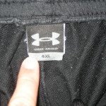 AJ Francis Travel Worn Black & Red Maryland Terrapins "Terps" Under Armour 4XL Sweatpants - Image 6
