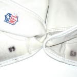 Cameron Lawrence Dallas Cowboys Game Worn & Signed All White Cutters Gloves - Image 4