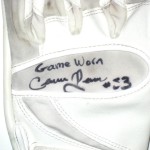 Cameron Lawrence Dallas Cowboys Game Worn & Signed All White Cutters Gloves - Image 2