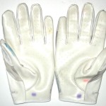 Cameron Lawrence Dallas Cowboys Game Worn & Signed All White Cutters Gloves - Image 5