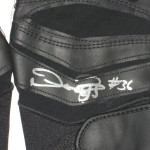 Darrel Young Washington Redskins Game Worn & Signed All Black Cutters XL Gloves - Image 3