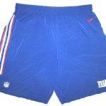 Kerry Wynn Training Worn New York Giants #72 Nike Speed Vent Performance Dri-FIT Shorts