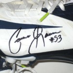 Cameron Lawrence Dallas Cowboys Game Worn & Signed White & Blue Nike Cleats - Image 6