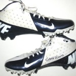 Cameron Lawrence Dallas Cowboys Game Worn & Signed White & Blue Nike Cleats - Image 4
