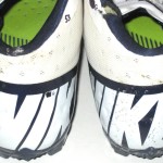 Cameron Lawrence Dallas Cowboys Game Worn & Signed White & Blue Nike Cleats - Image 10
