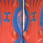 Jerome Cunningham New York Giants Game Worn & Signed Red & Blue Under Armour Highlight Cleats - Image 10