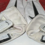 AJ Tarpley Stanford Cardinal Game Worn & Signed Red & White Nike Gloves