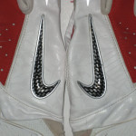 AJ Tarpley Stanford Cardinal Game Worn & Signed Red & White Nike Gloves
