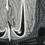 AJ Tarpley Stanford Cardinal Game Worn & Signed Gray and Black Nike Gloves - Image 3