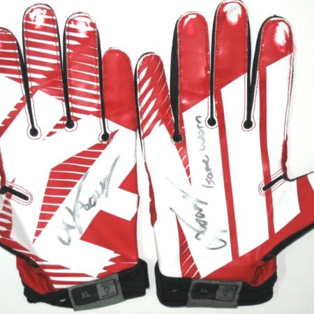 AJ Tarpley Stanford Cardinal Game Worn & Signed Nike Gloves