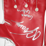 AJ Tarpley Stanford Cardinal Game Worn & Signed Red & White Nike Gloves