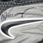 AJ Tarpley Stanford Cardinal Game Worn & Signed Gray and Black Nike Gloves - Image 4