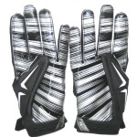 Darrel Young Washington Redskins Practice Worn & Signed Black & Silver Nike Gloves