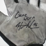 Henry Anderson Indianapolis Colts Rookie Game Worn & Signed White & Black Nike Gloves