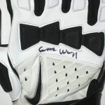 RJ Dill Rutgers Scarlet Knights Game Worn & Signed White and Black Nike Gloves - Image 3