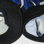 Sean Lissemore Dallas Cowboys Practice Worn & Signed Blue & Black Nike Gloves