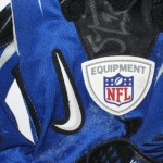 Sean Lissemore Dallas Cowboys Practice Worn & Signed Blue & Black Nike Gloves