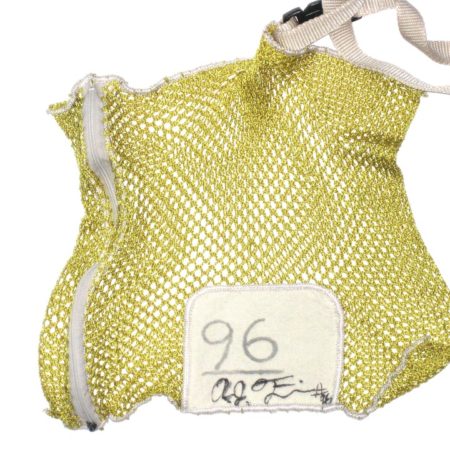 AJ Francis Maryland Terrapins #96 Signed Yellow Mesh Laundry Bag